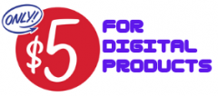 5 Dollars For Digital Product